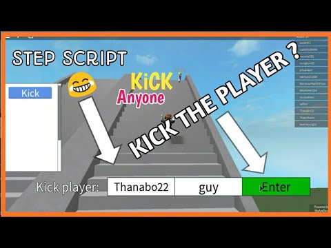 New Roblox Hack Script Kick Gui Admin Hack Kick Anyone Youtube - pastebin roblox scripts roblox ban