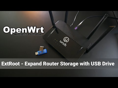 OpenWRT - ExtRoot Configuration - Expand Router Storage with USB Drive