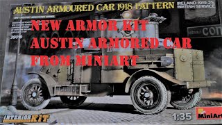 Inbox Review of the 1/35 Scale Austin Armored Car 1918 from MiniArt V 2.0