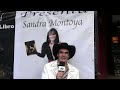 EDUARDO BARAJAS entrevista y  alfombra roja el presentación del libro Madre-Arte de SANDRA MONTOYA