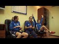 Футболистки женской сборной России играют в "Крокодил"