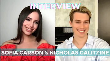 Sofia Carson & Nicholas Galitzine talk Purple Hearts, reveal fun facts about each other
