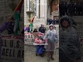 Pro-Palestine activists protest in front of Joe Biden campaign event