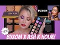 NEW BUXOM X ASH K HOLM EYESHADOW PALETTE + MORE! First Impressions + Swatches + 2 Looks