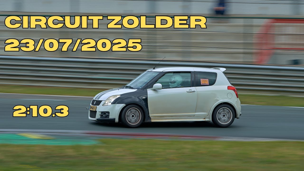 Circuit Zolder 23/07/2025, Suzuki Swift Sport ZC31S, 2:10.3 - YouTube