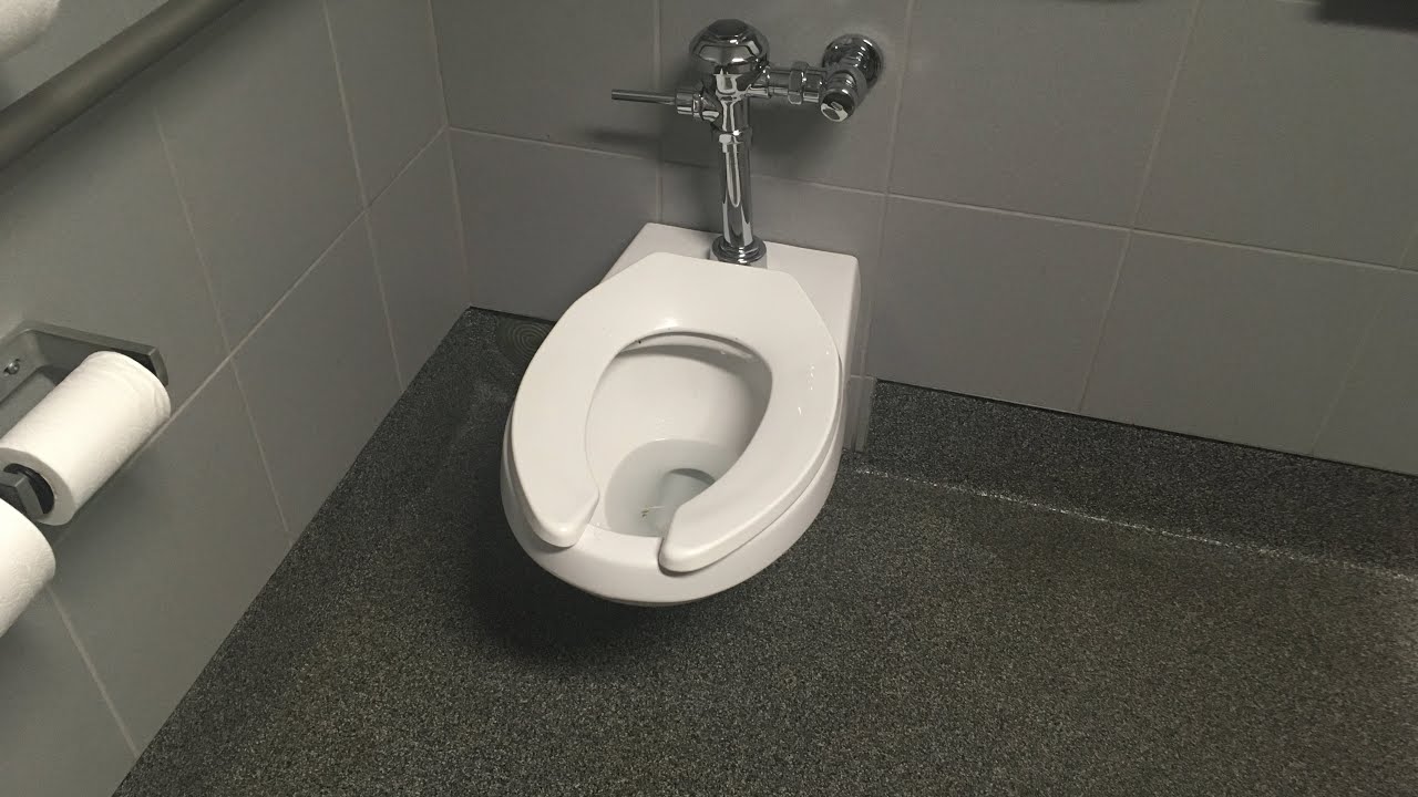 A Shitty Zurn WallMount Toilet YouTube