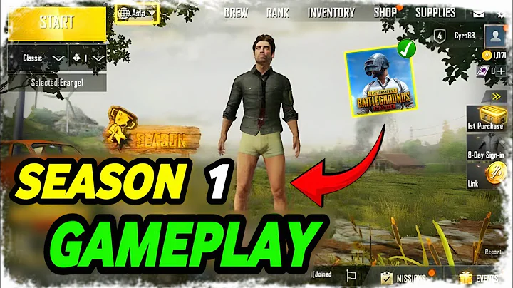 🔴 SEASON 1 GAMEPLAY PUBG MOBILE 🔥 SEASON 1 GAMEPLAY ( OLD ERANGEL )