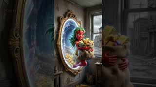 The strawberry girl found a magic mirror pt1