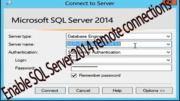 Allow remote connections to SQL Server Express : How to Video