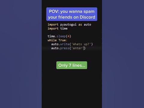 How to make a discord bot in python | Python Shorts - YouTube image.