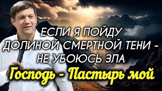 Если я пойду долиной смертной тени - не убоюсь зла (Господь - Пастырь мой).