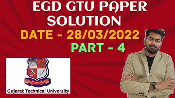 GTU Paper solution EGD | Engineering graphics and Design | Gtu imp #gtuexam #engineeringgraphics