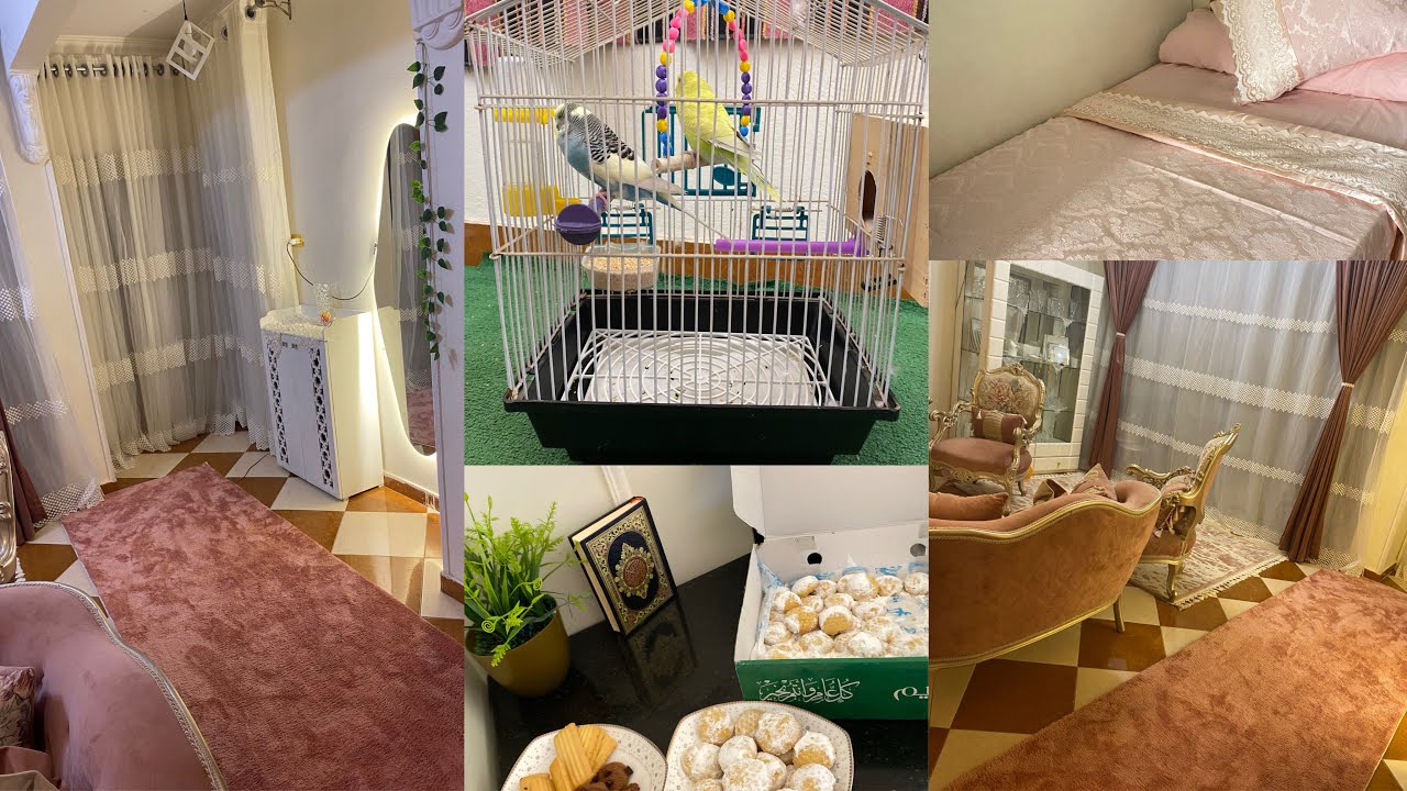 روتين مسائي هادي✨|غيرت شكل الريسبشن بالكامل🪄+تنضيف قبل النوم 🧼🐥