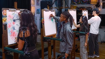 Four Artists Battle in the Ultimate Art Competition