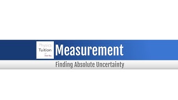 Finding absolute uncertainty of a derived quantity