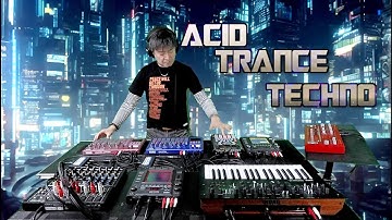 Acid Trance Techno machine live, BPM=140, TD-3, electribe, KAOSS PAD, KAOSSILATOR etc Groove box jam