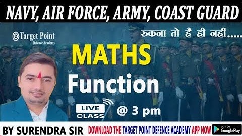 Determinant | MATHS | BY SURENDRA SIR | TARGET POINT DEFENCE ACADEMY JAIPUR