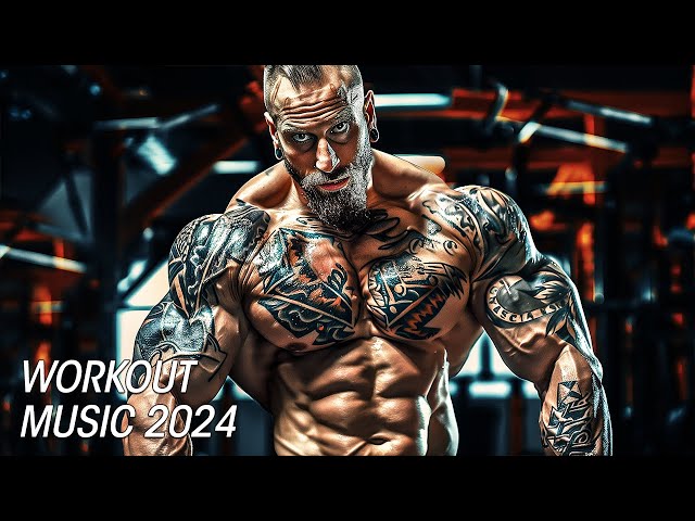 BEST WORKOUT MUSIC MIX 💪 AGGRESSIVE HIPHOP TRAP u0026 BASS 🔥 GYM MOTIVATION MUSIC 2024 class=