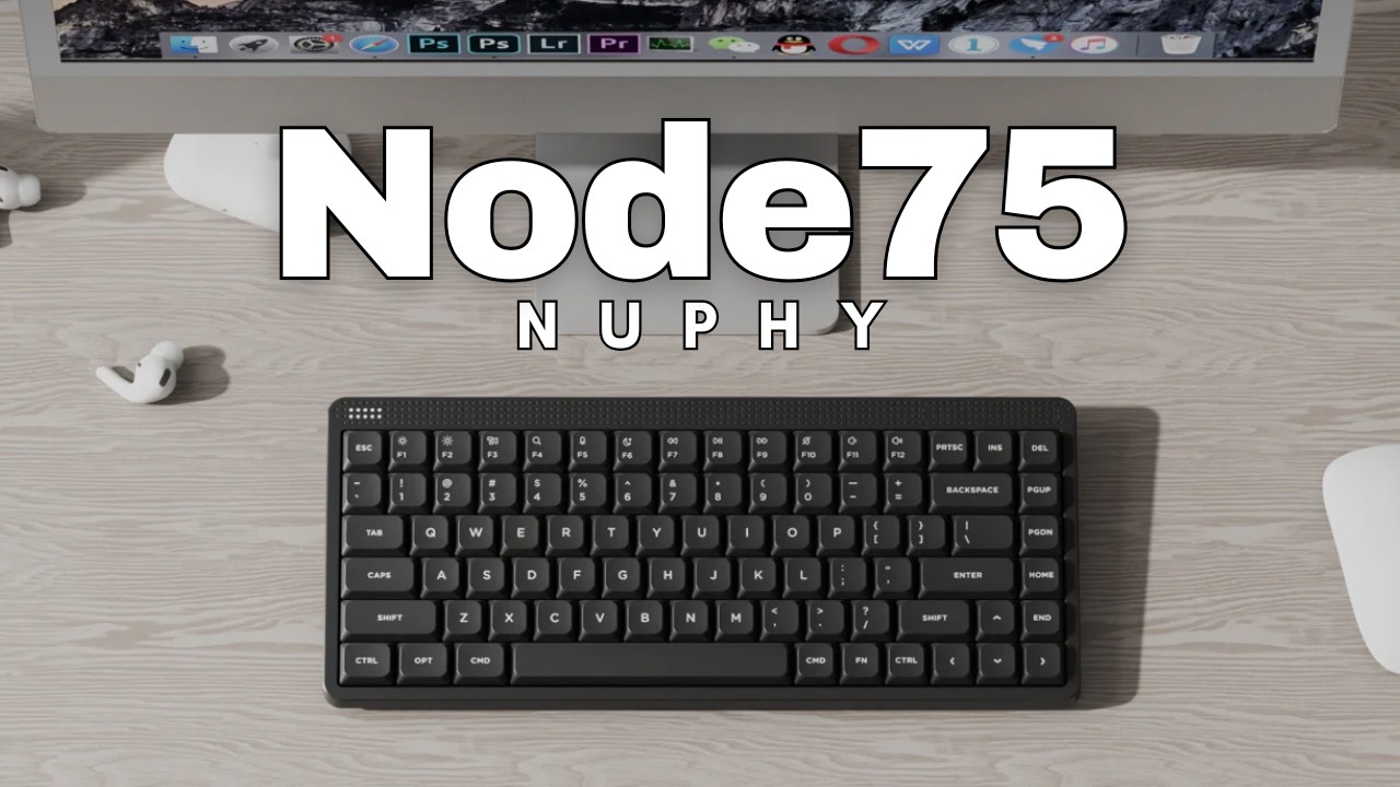 NuPhy Node75 – economical low-profile keyboard - YouTube