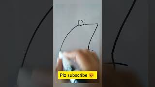 Drawing mouse from number #shorts #khuzaifakhan_7792 #viral
