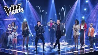 Video thumbnail of "El Equipo Yatra canta Por Fin Te Encontré | La Voz Kids Colombia 2018"