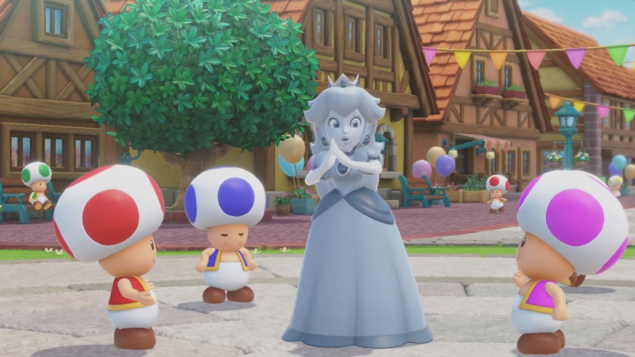 Peach's Day Off - Super Mario Party Jamboree Minigames - YouTube