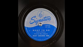 Mary Osborne Trio w/pianist Sanford Gold and unknown bass