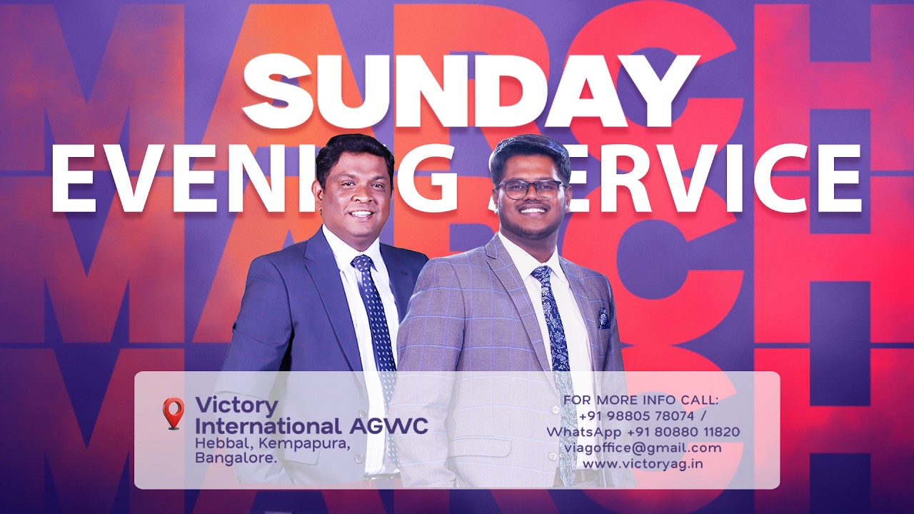 🔴 🅻🅸🆅🅴 - 1st March 2026 | Sunday worship Evening Service | Pr. Chandra Mouli