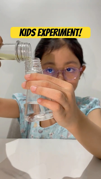 Water and Oil | MiTo’s Experiments! #DIY #kids #fun #learning #science #kidsactivities