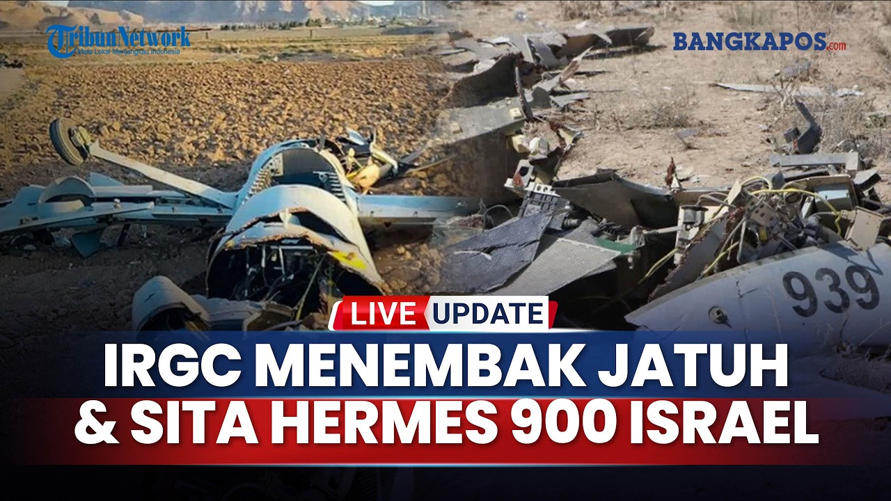 IRGC Tembak Jatuh & Sita Drone Hermes 900 Israel: Musuh Gagal Laksanakan Misi Tempur di Zona Perang