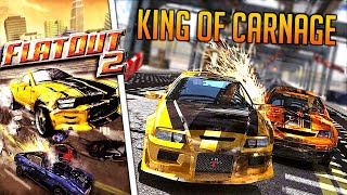 Flatout 2 Ultimate Carnage had the most satisfying crashes! | Racing Marathon 2021 | KuruHS