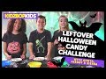 Leftover Halloween Candy Challenge with Ahnya, Freddy & Sierra