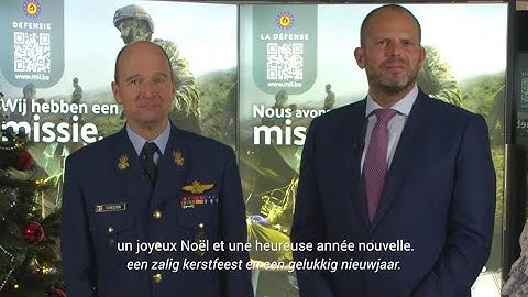 Christmas wishes from the Minister and Chief of Defence
