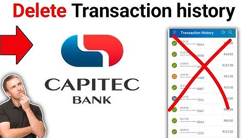 Hoe verwijder ik de transactiegeschiedenis in de Capitec-app (2024)?