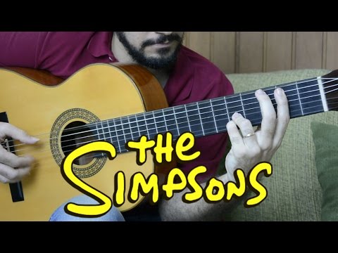 The Simpsons theme - Fingerstyle Guitar (Marcos Kaiser) #101
