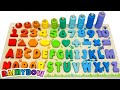 Best abc numbers counting shapes learning activity puzzle