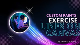 Flutter Canvas Practice Exercise | Draw Points & Lines using CustomPainter