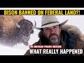 BLM KICKS BISON OFF THE LAND The Story The Headlines Didn T Tell