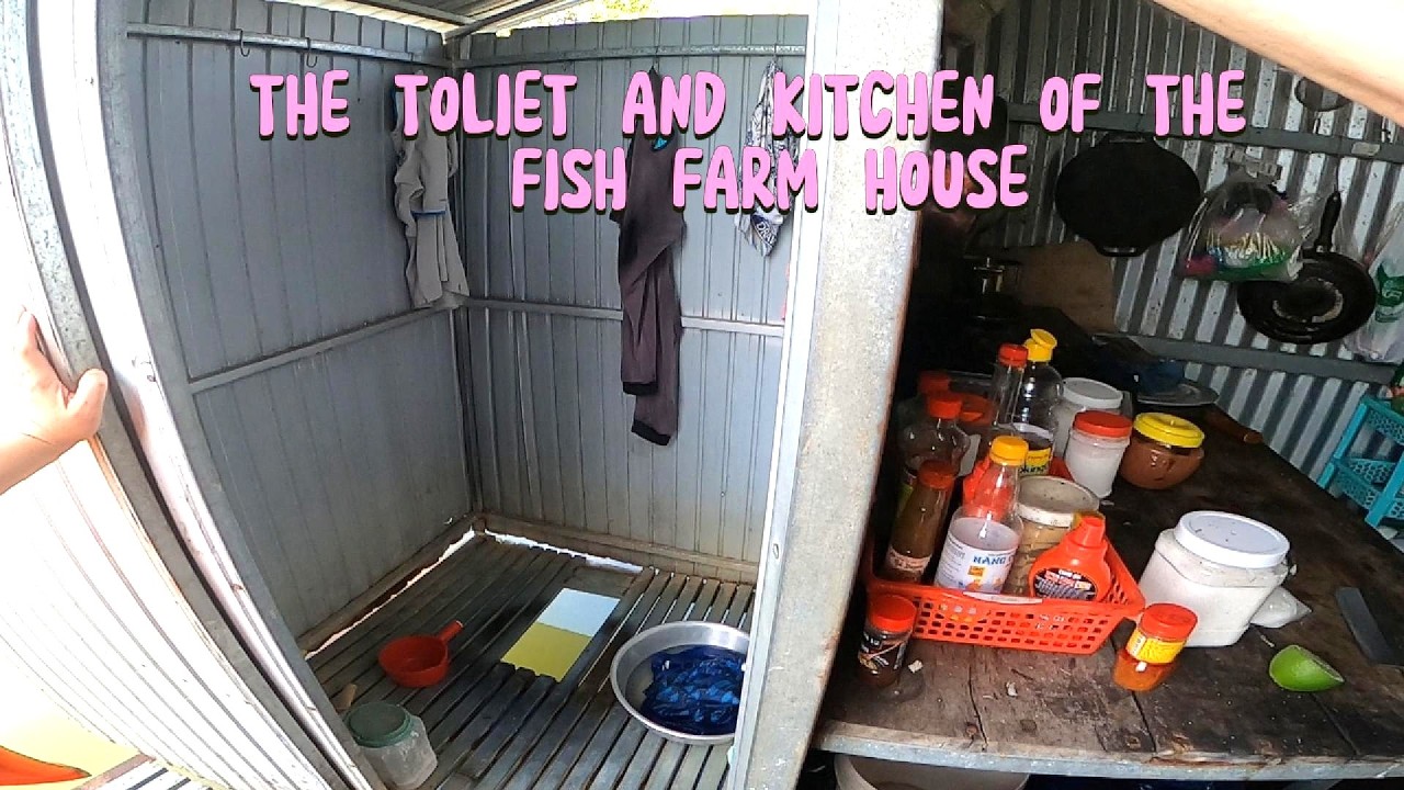 Fish farm house in Dong Nai, Vietnam.