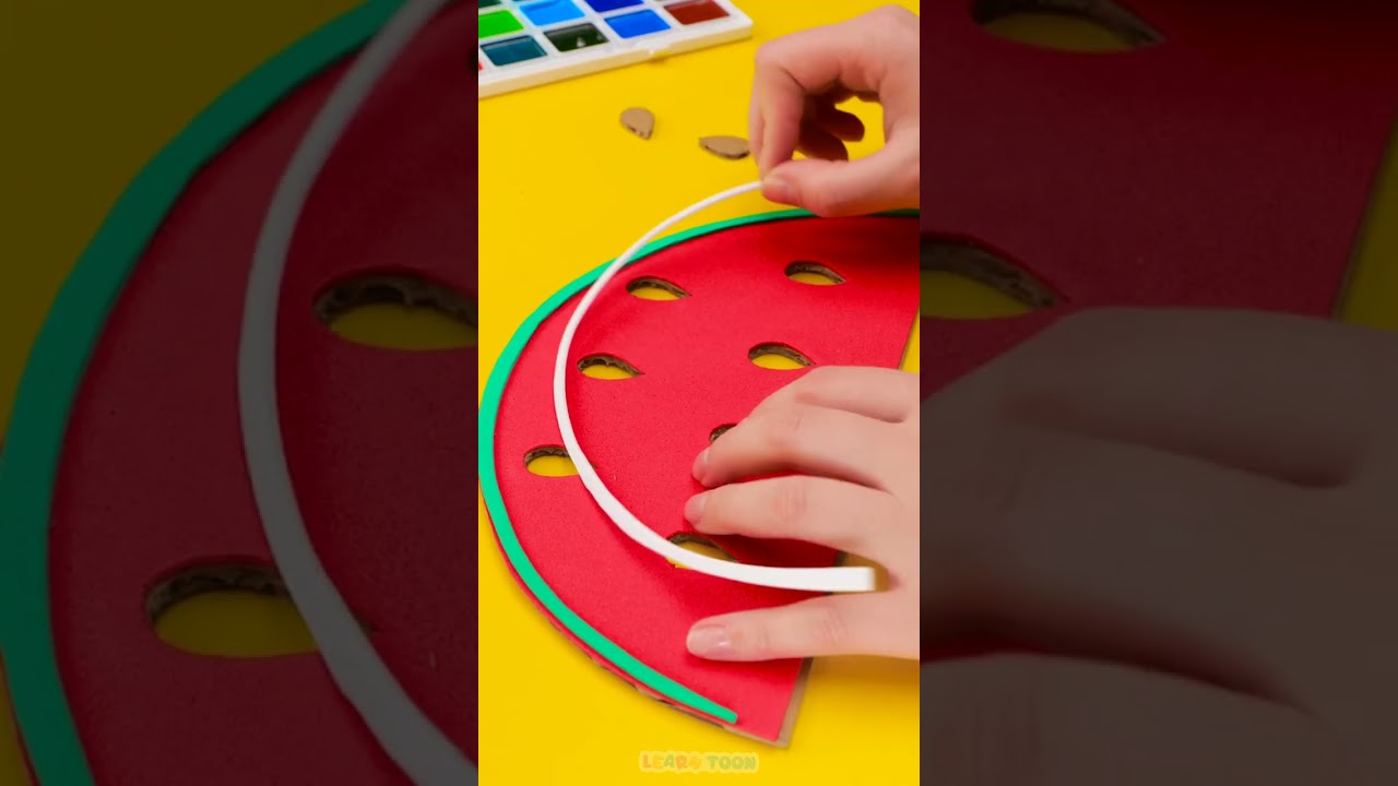 WOW! Playful Watermelon DIY! 🍉🎨✂️ 