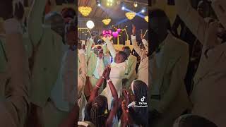 Captain Kuany Enjoying His Wedding Song 