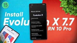 Official Evolution X 7.7 Install on Redmi Note 10 Pro | Android 13 | MIUI 14 Camera?