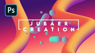 How to Create Fluid Gradient Cover Art | Colorful Background | Photoshop Tutorials