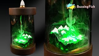 🏮 DIY Resin Mountain Backflow Incense: Smoke Waterfall | Resin Art Tutorial