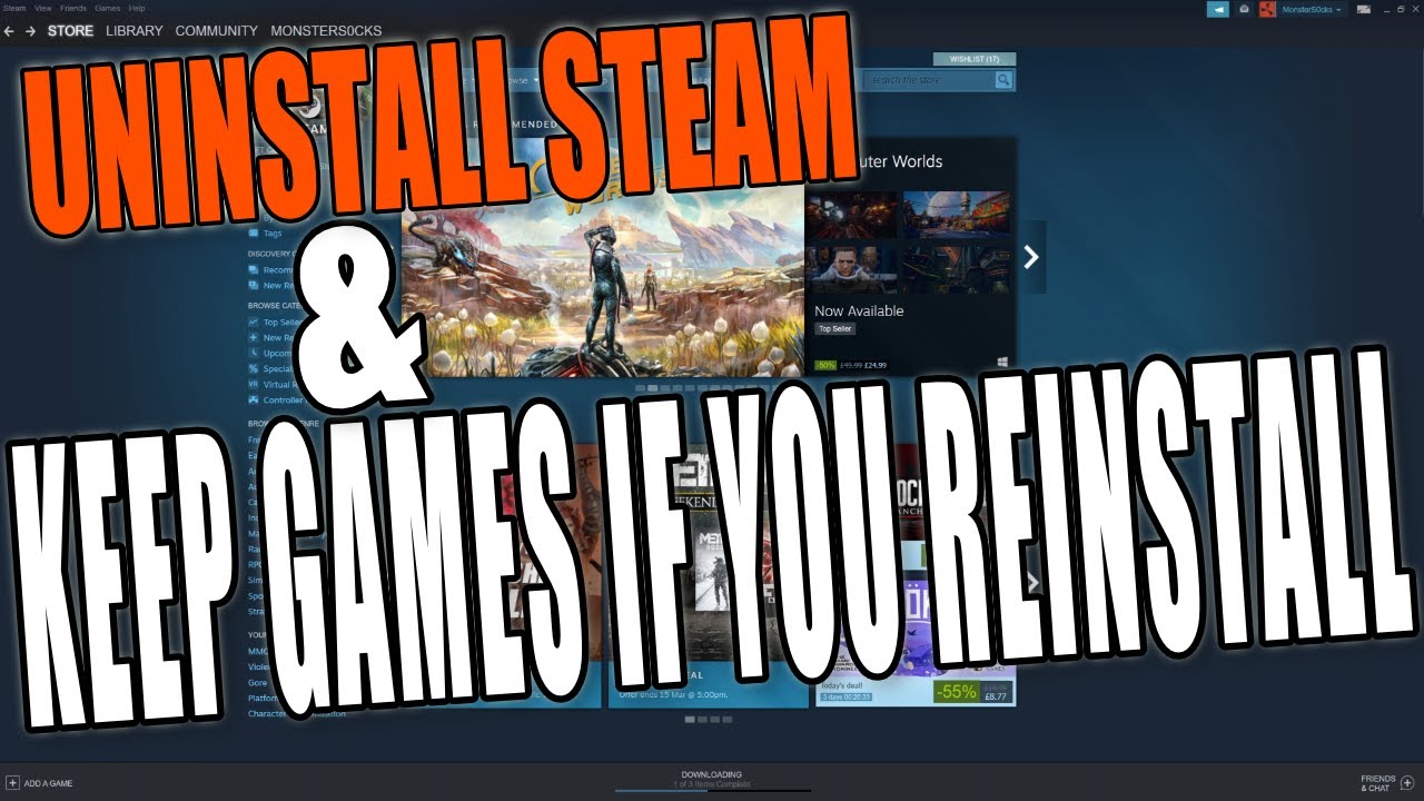 How to Uninstall Steam Games (and Reinstall Them Later)