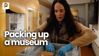 Inside the decanting of the Migration Museum with Artlab