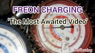 FREON CHARGING | 'THE MOST AWAITED VIDEO' | CAR AIRCON TIPS & TUTORIALS | ferdiesvlog