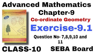 Advanced Maths for class -10,Seba Board, English medium, Chapter-9,Co-ordinate Geometry,Seba board