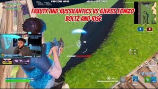 Faxuty and AussieAntics Vs Ajerss, Eomzo, Boltz And Rise | 2v4 ZoneWars