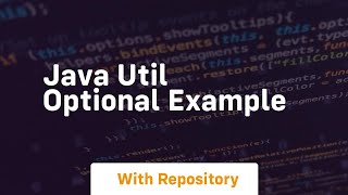 java util optional example